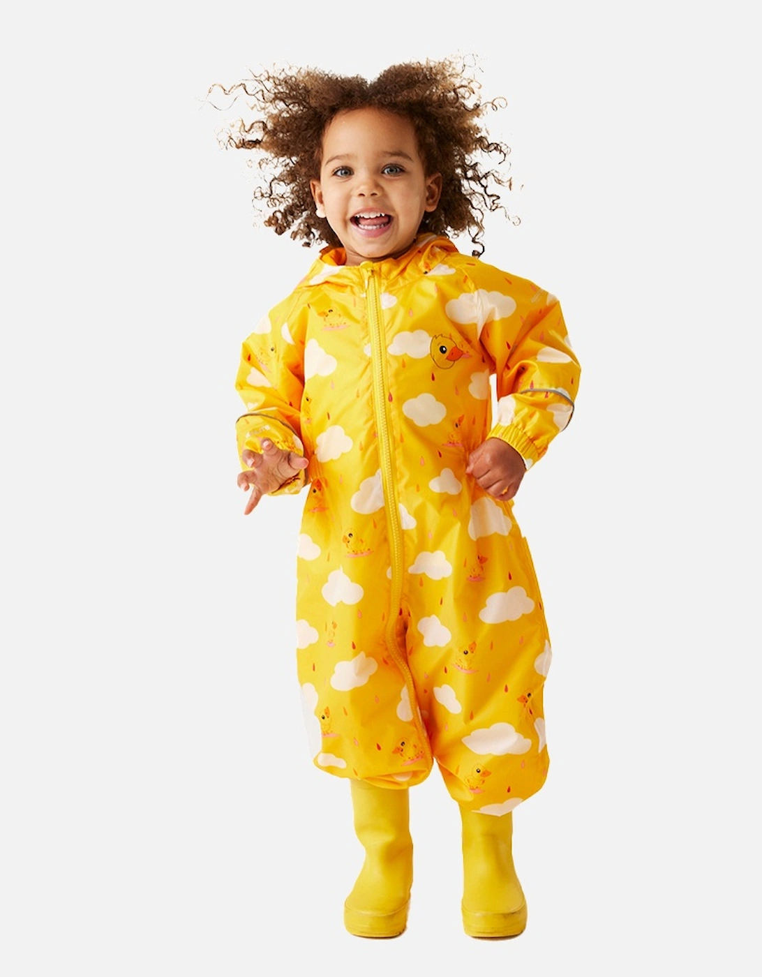 Childrens/Kids Pebbles The Duck Waterproof Puddle Suit