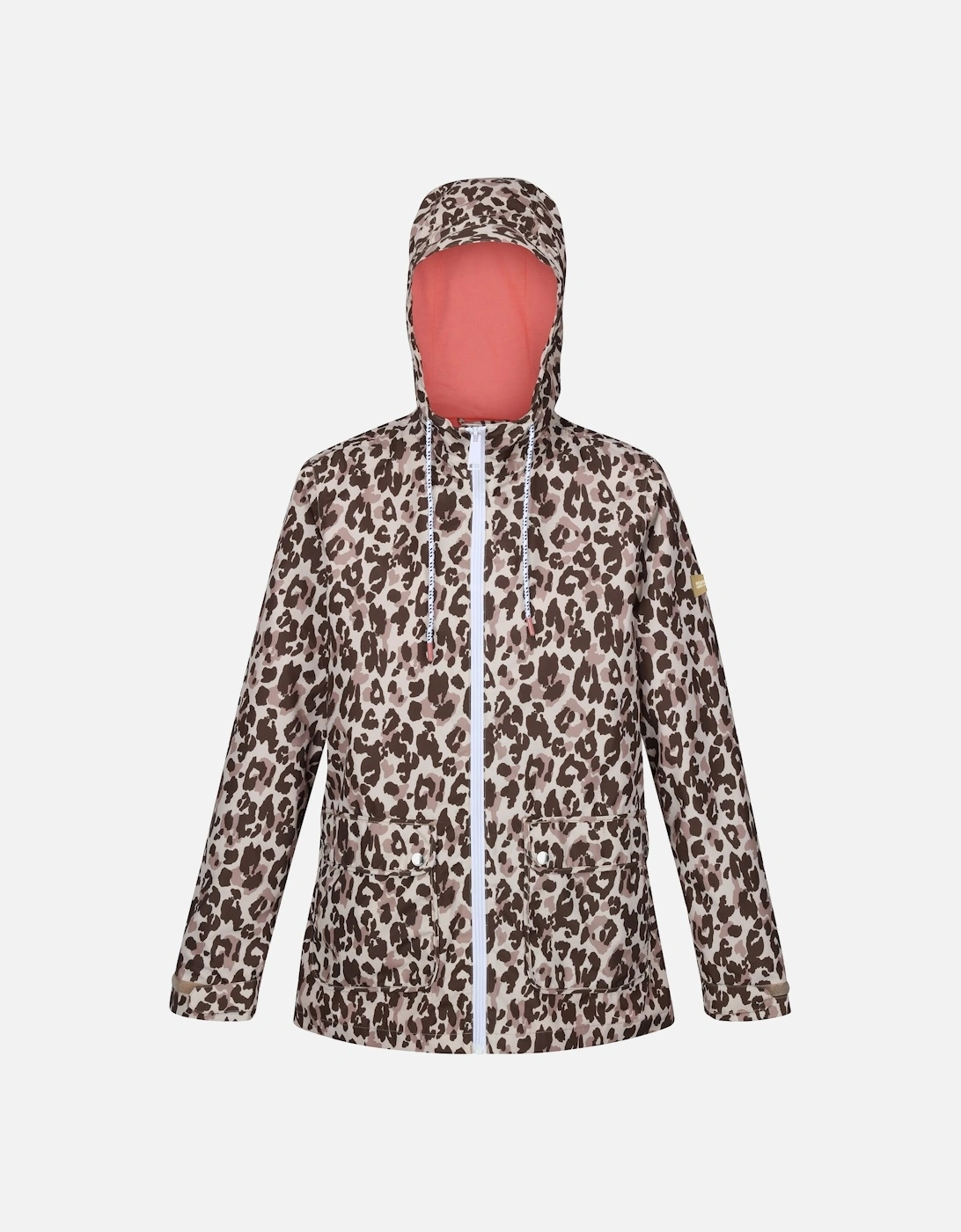 Womens/Ladies Bayletta Leopard Print Waterproof Jacket, 6 of 5