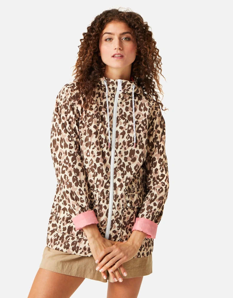 Womens/Ladies Bayletta Leopard Print Waterproof Jacket