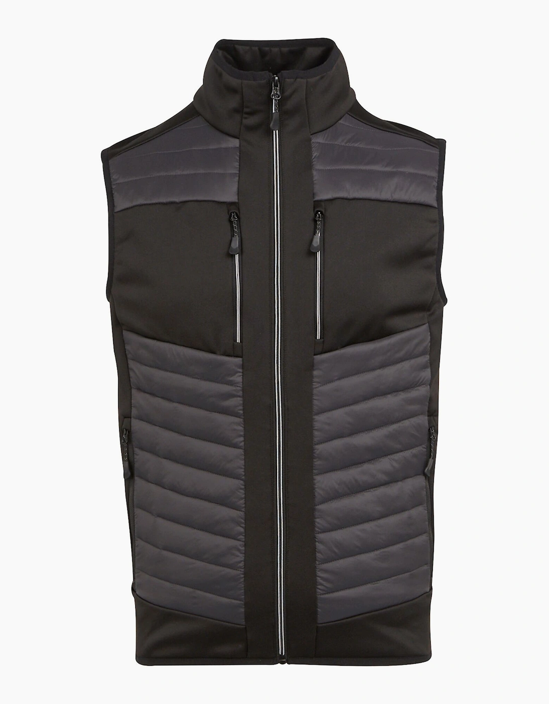 Regatta Unisex Black Professional Adult Thermal Hybrid Body Warmer - Ash/ - 3XL - Ash/ - 90% Polyester/10% Elastane - Image 2