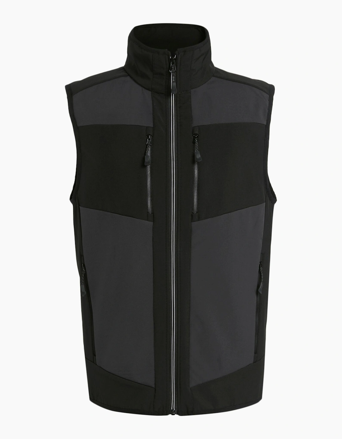 Regatta Men's Grey Professional Colour Block Softshell Body Warmer - Size: 46/Regular