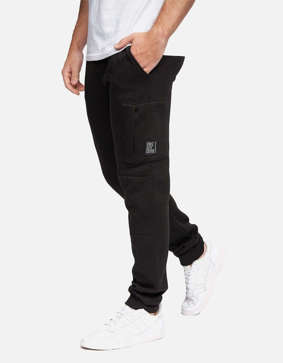 Duck and Cover Mens Milgate Jogging Bottoms, 5 of 4