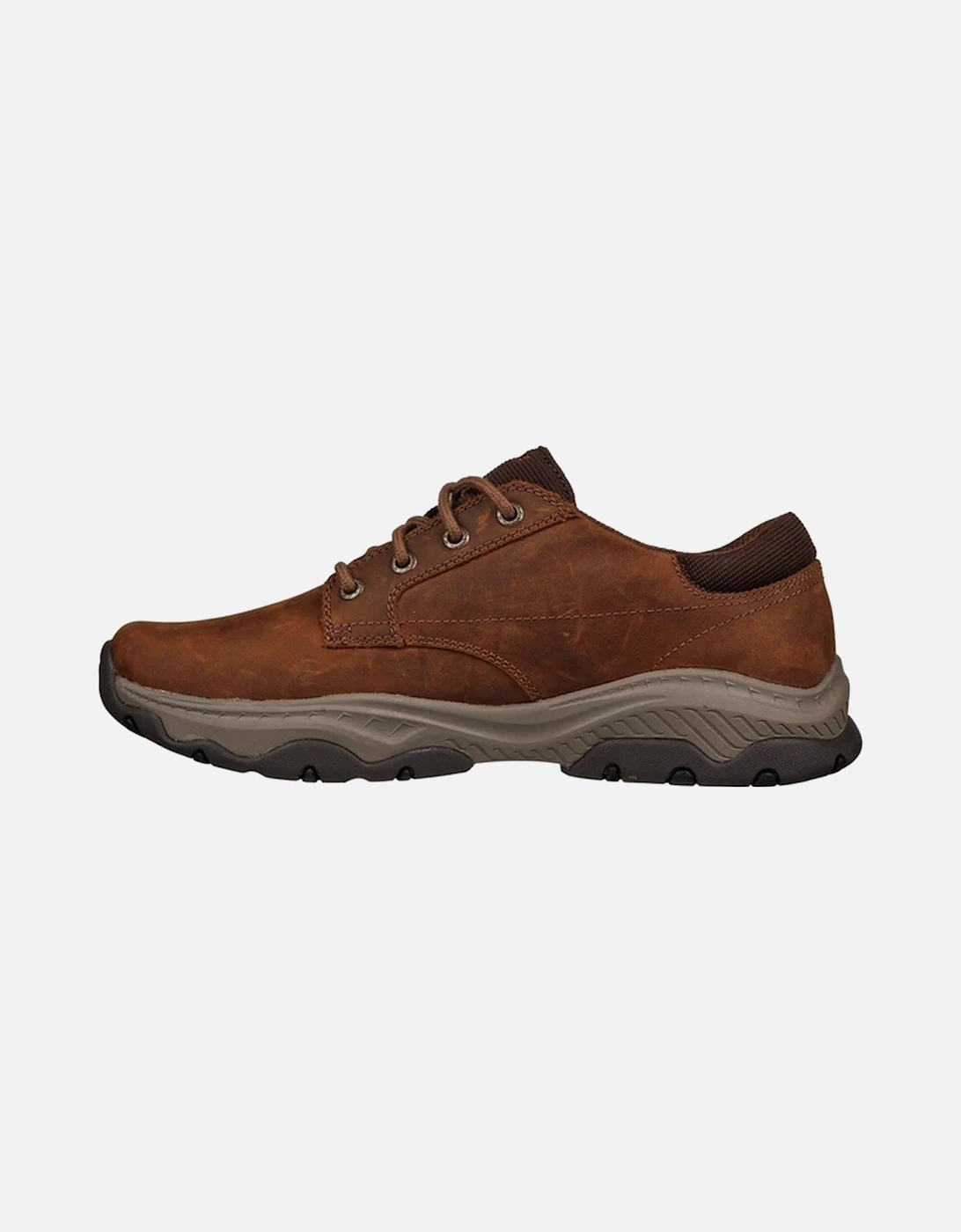 Mens Craster-Fenzo Oiled Leather Relaxed Fit Trainers