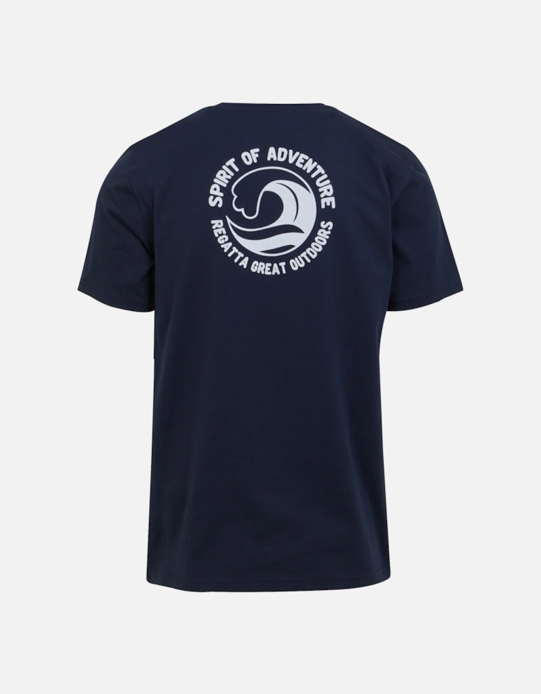 Mens Cline VIII Back Print T-Shirt