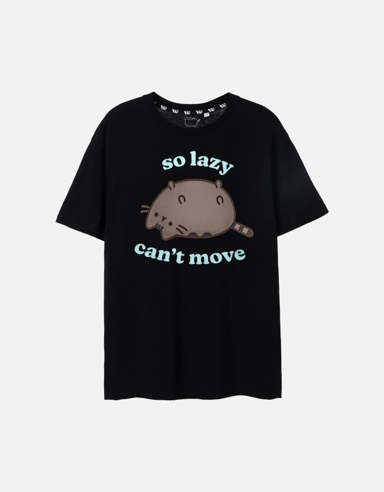 Womens/Ladies So Lazy Can?'t Move T-Shirt