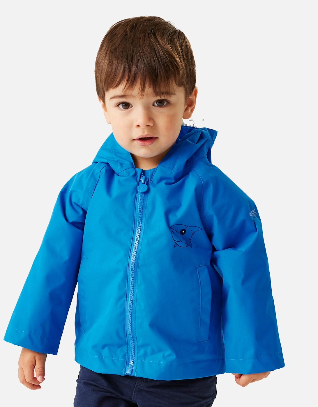 Childrens/Kids Bubbles The Shark Waterproof Jacket