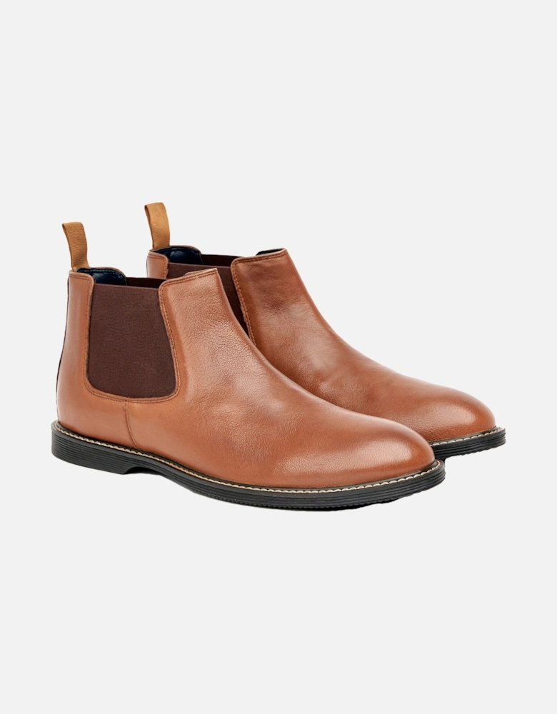 Duck and Cover Mens Maxwall Leather Chelsea Boots