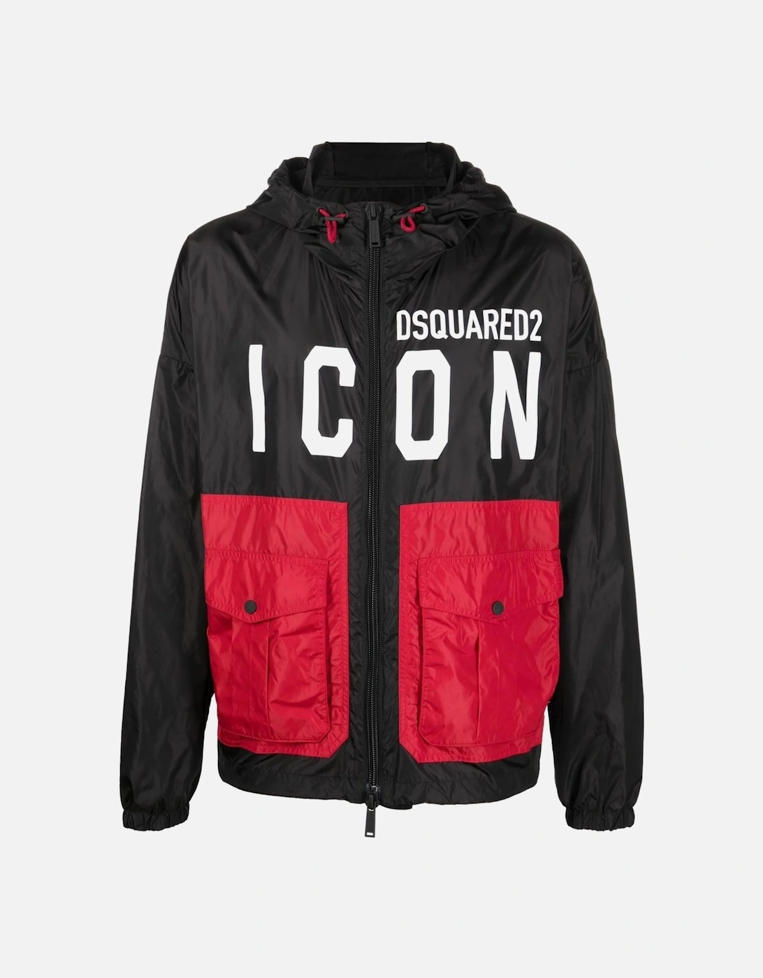Icon Logo Printed Jacket in Black, 5 of 4