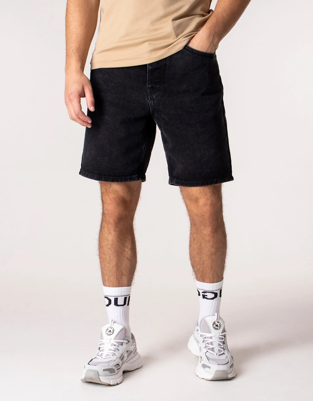 Relaxed Fit Newell Denim Shorts, 4 of 3