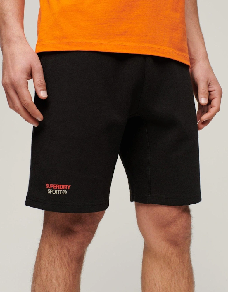 Sport Tech Logo Tape Shorts - Black