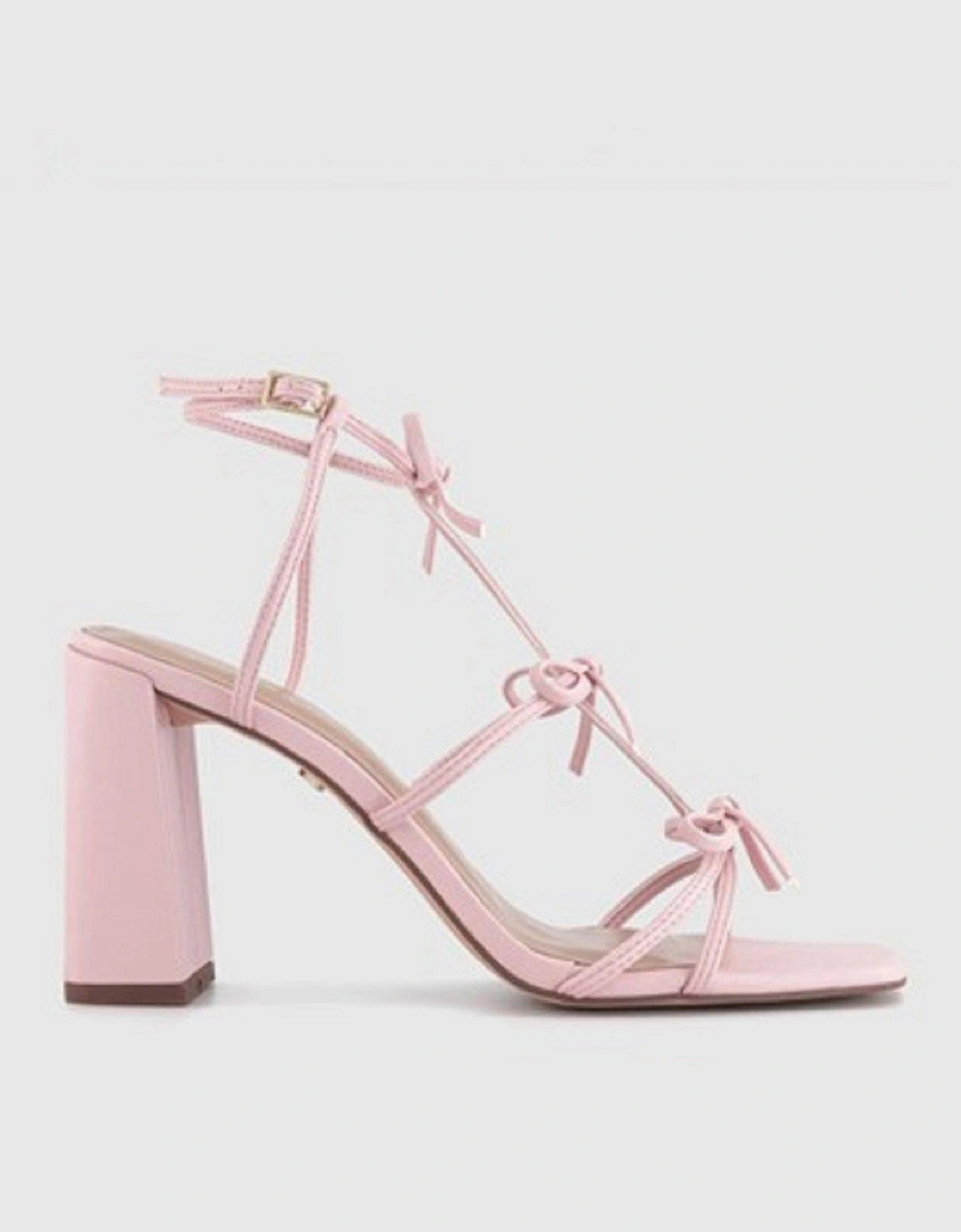 Bow Front Henley Heel Sandal - Pale Pink, 6 of 5