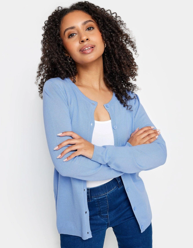 Petite Hydrangea Button Down Cardigan