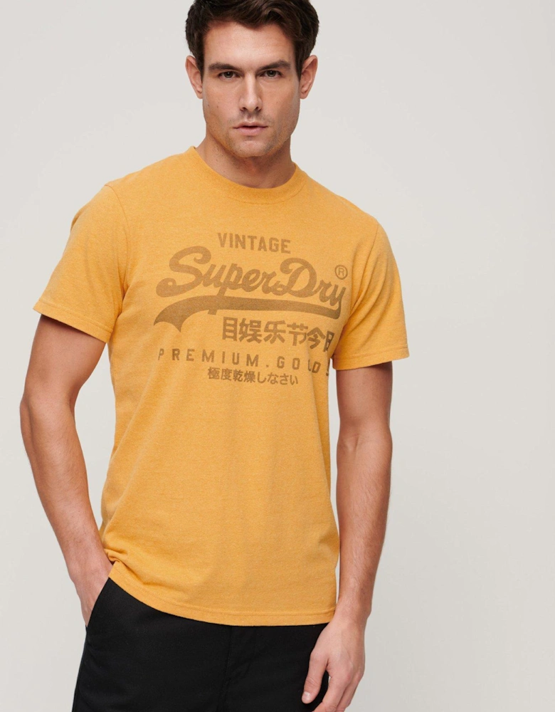 Classic Vintage Logo Heritage T-shirt - Yellow