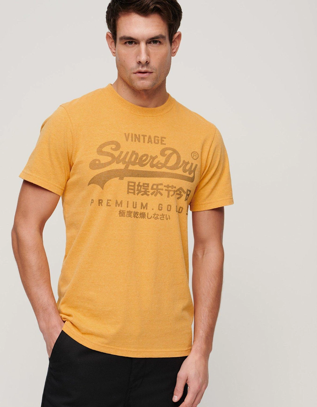 Classic Vintage Logo Heritage T-shirt - Yellow, 2 of 1