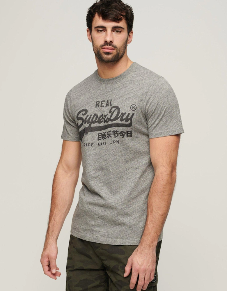 Vintage Logo T-shirt - Light Grey