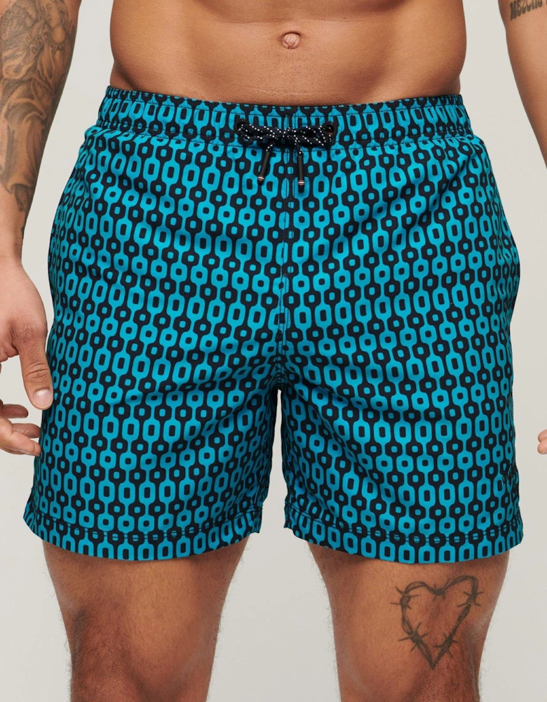 Printed 15'' Swim Shorts - Bright Blue