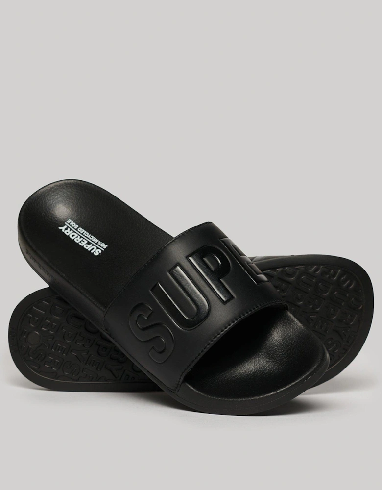 Core Vegan Pool Slide - Black