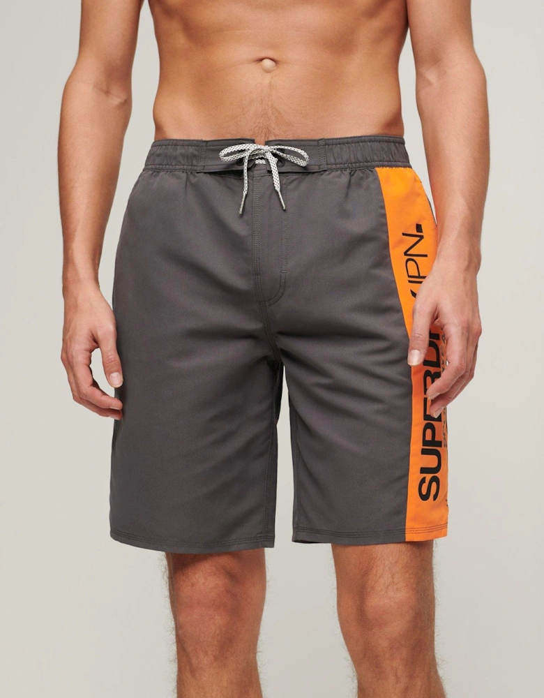 Sportswear Logo 19'' Swim Shorts - Dark Grey