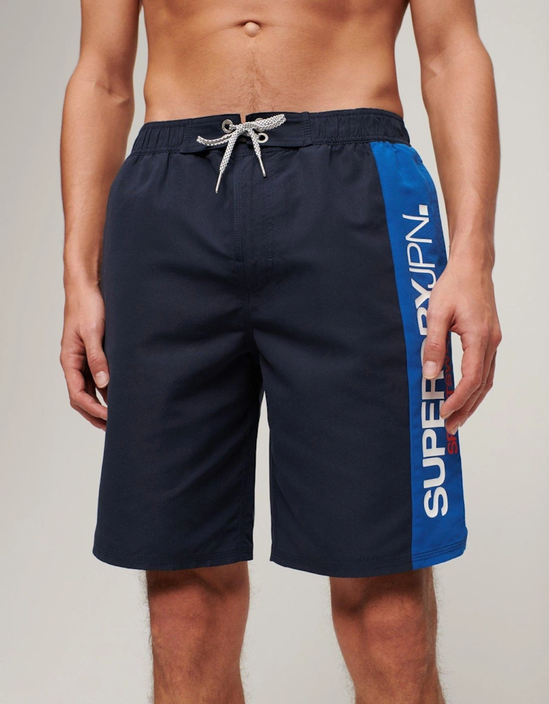 Sportswear Logo 19'' Swim Shorts - Navy