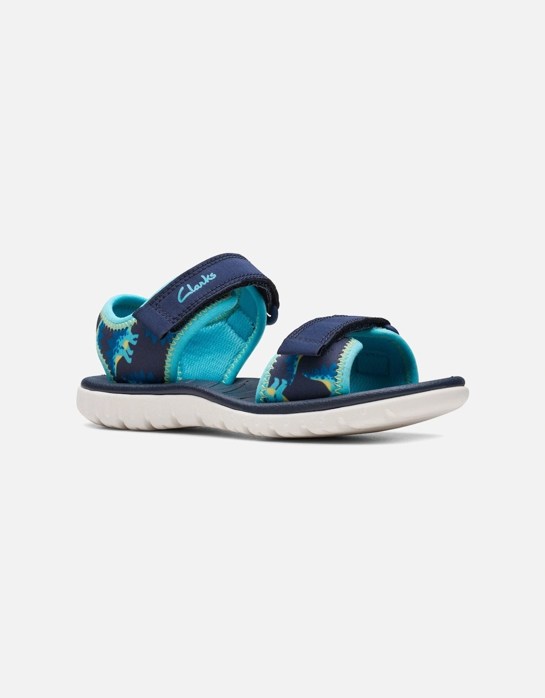Clarks Boys Blue 'S Surfing Tide K Infant Sandals - Size: 11.5/G (Wide) Kids