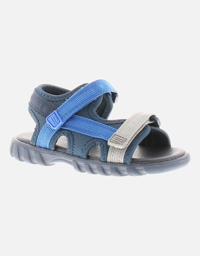 Infants Boys Sandals Liam Touch Fastening blue UK Size