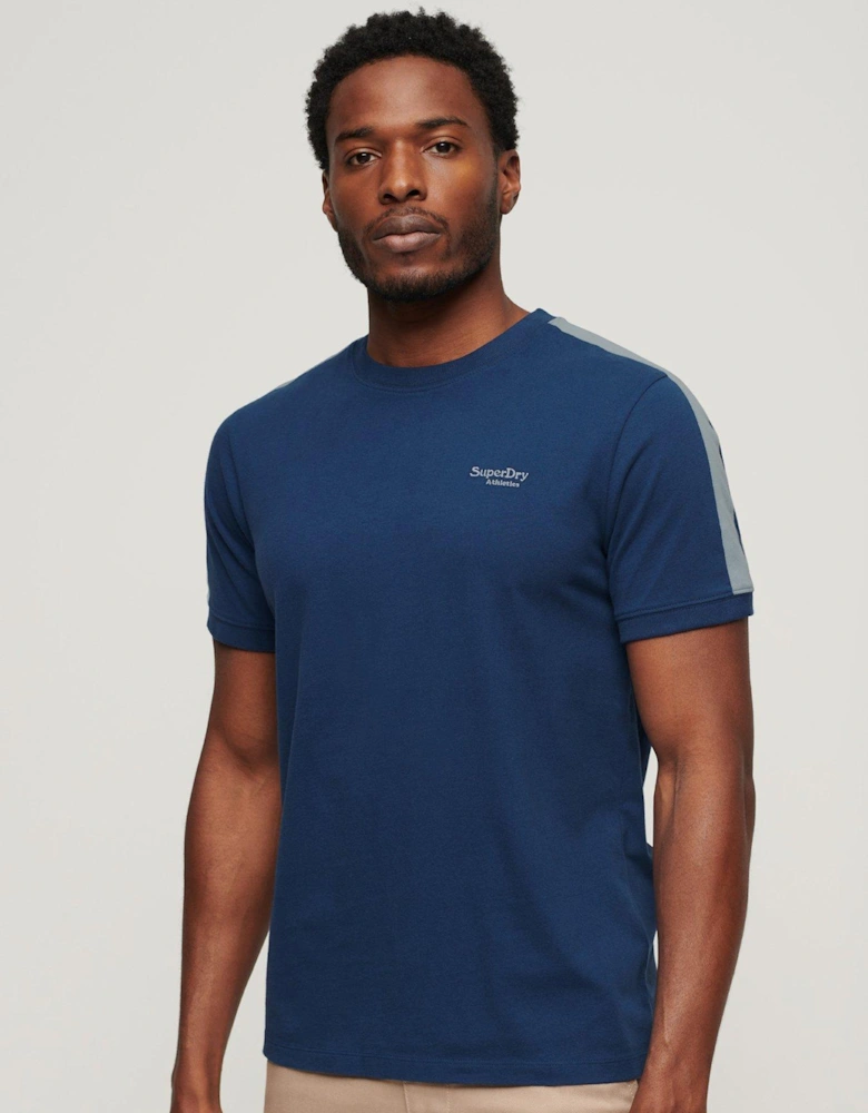 Essential Logo Retro T-shirt - Dark Blue