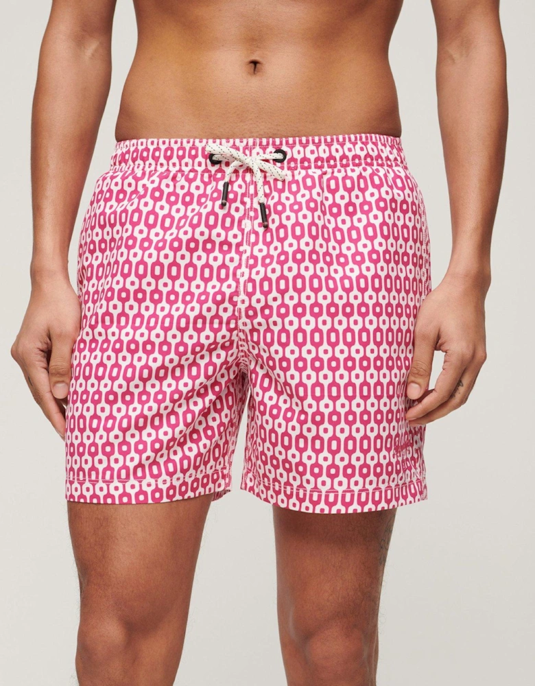 Printed 15'' Swim Shorts - Pink