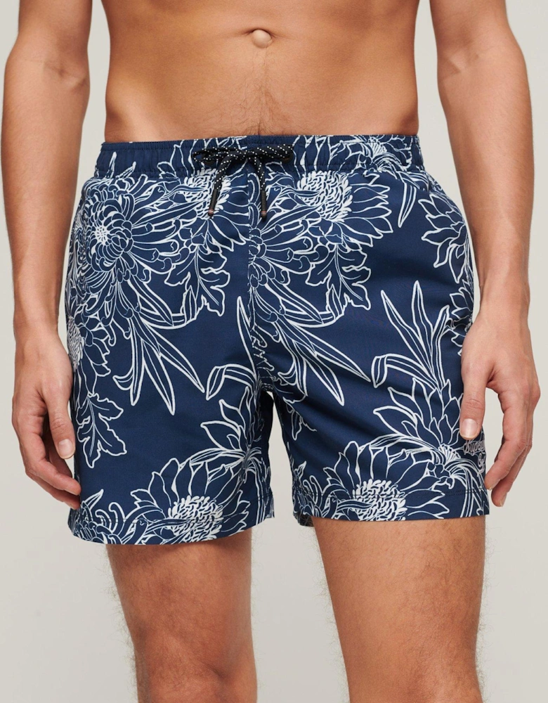 Printed 15'' Swim Shorts - Blue
