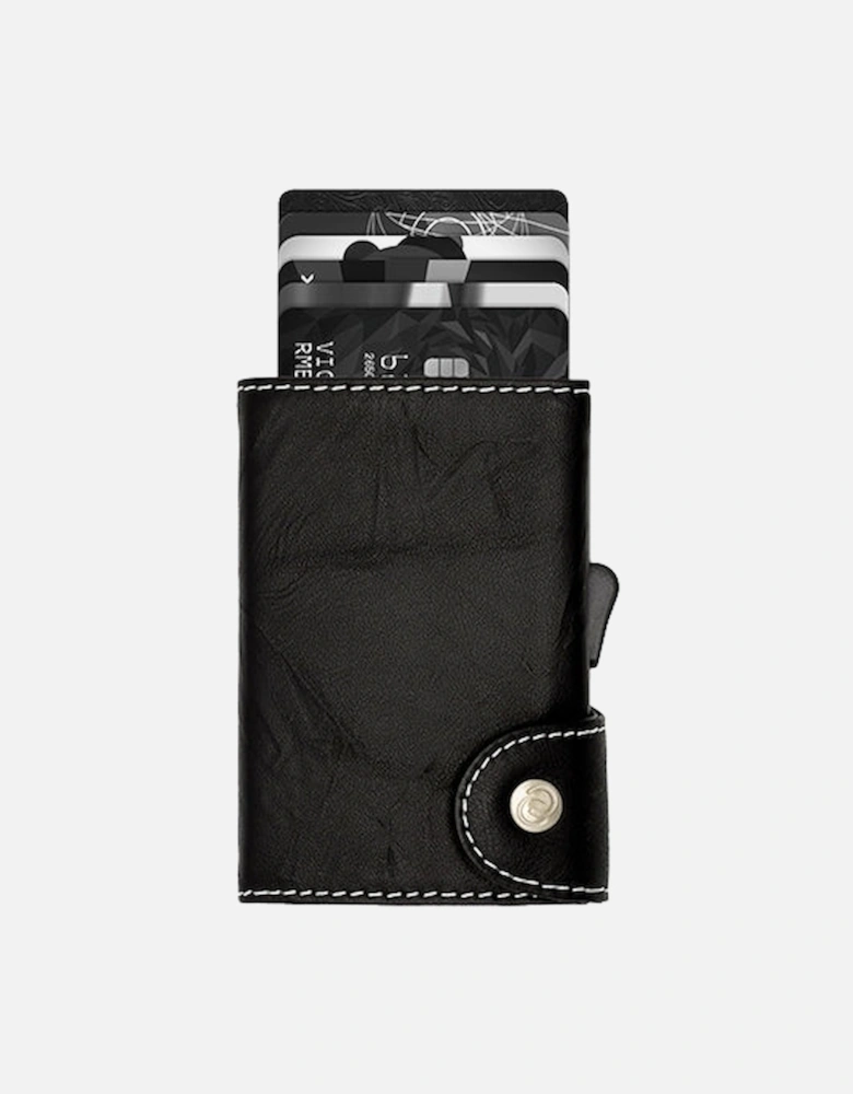 Wallet/Cardholder Classic Leather Black/White
