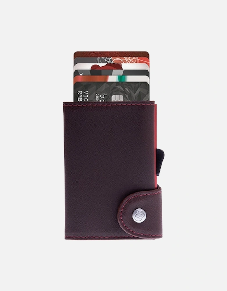 Wallet/Cardholder Prestige Leather Aubern/Red