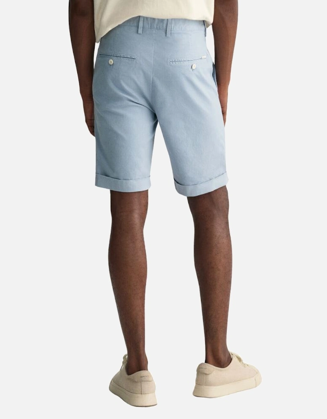 Slim Sunfaded Shorts - Dove Blue