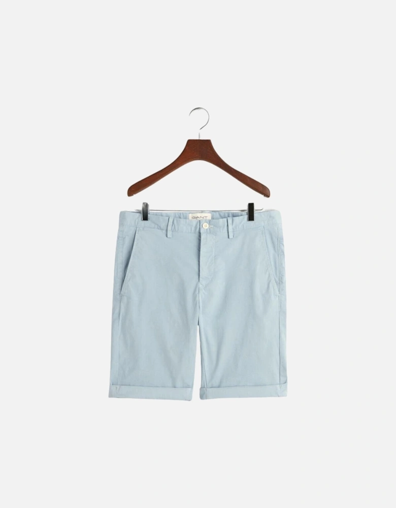 Slim Sunfaded Shorts - Dove Blue