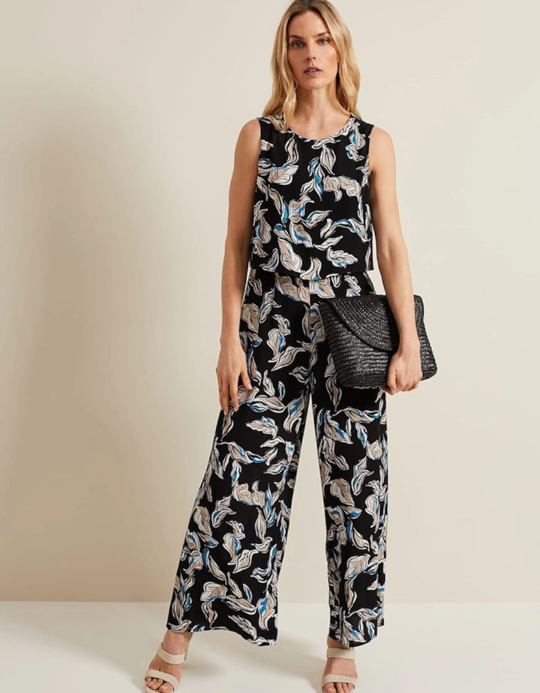 Aubrey Leaf Jumpsuit