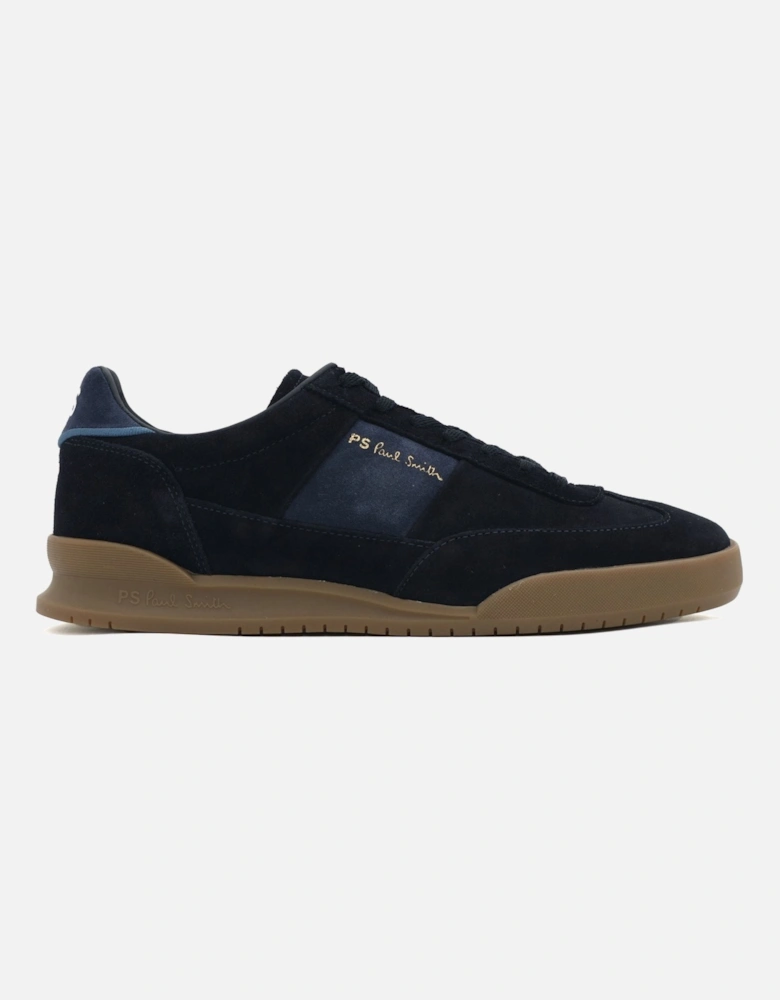 Dover Navy Suede Trainer