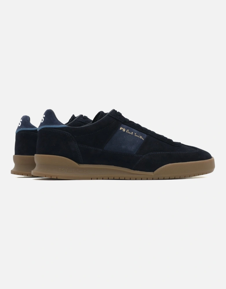 Dover Navy Suede Trainer