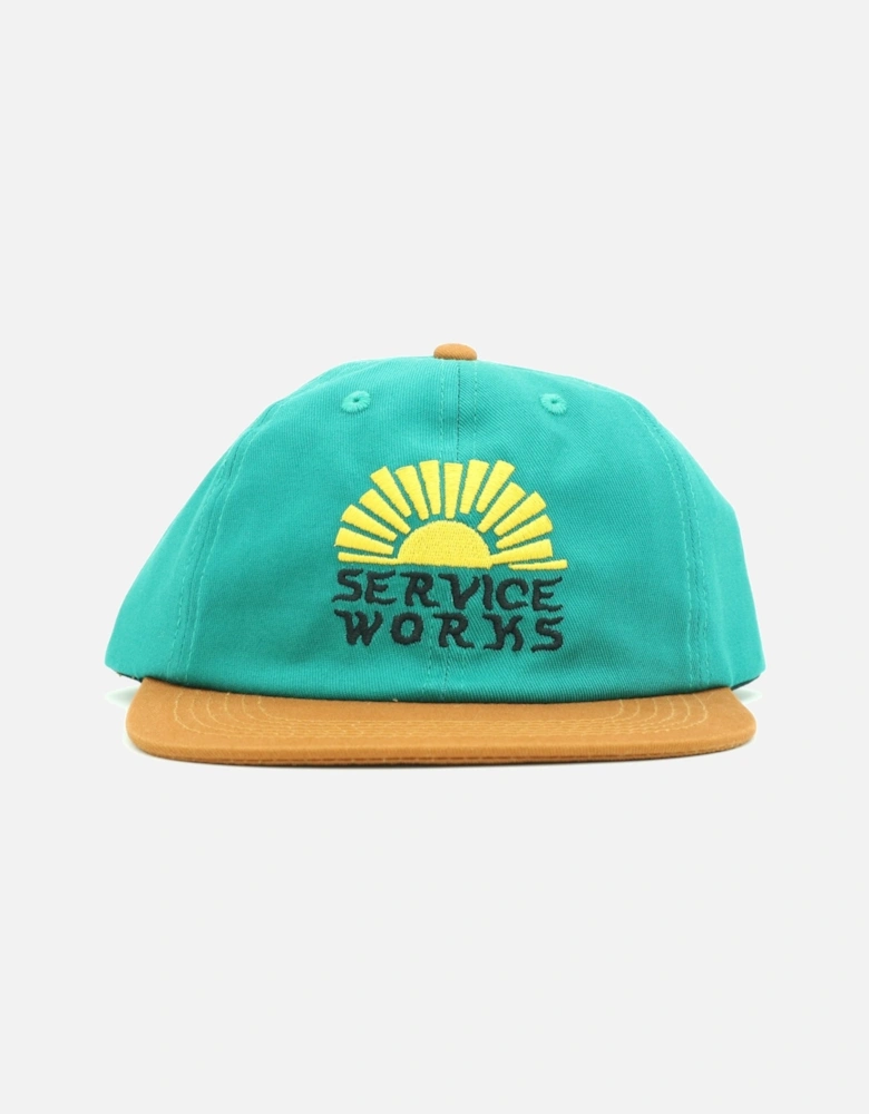 Sunnyside Up Teal Cap