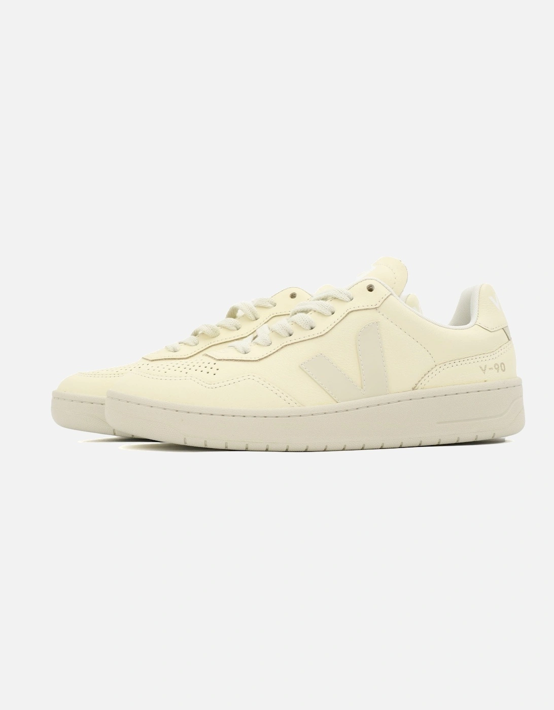 OT Leather All White Trainer, 6 of 5