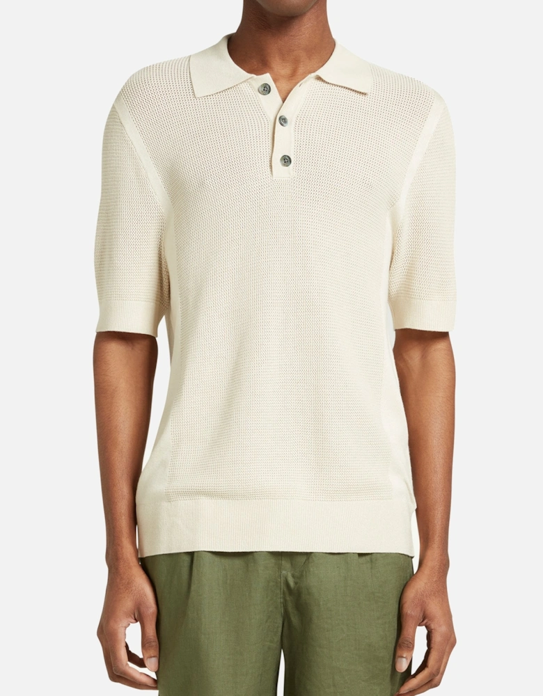 Marley Knitted Stone Polo