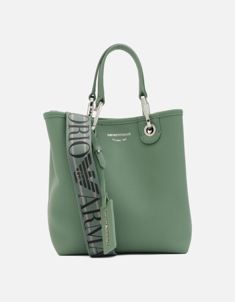 Vertical Green Shopper Bag