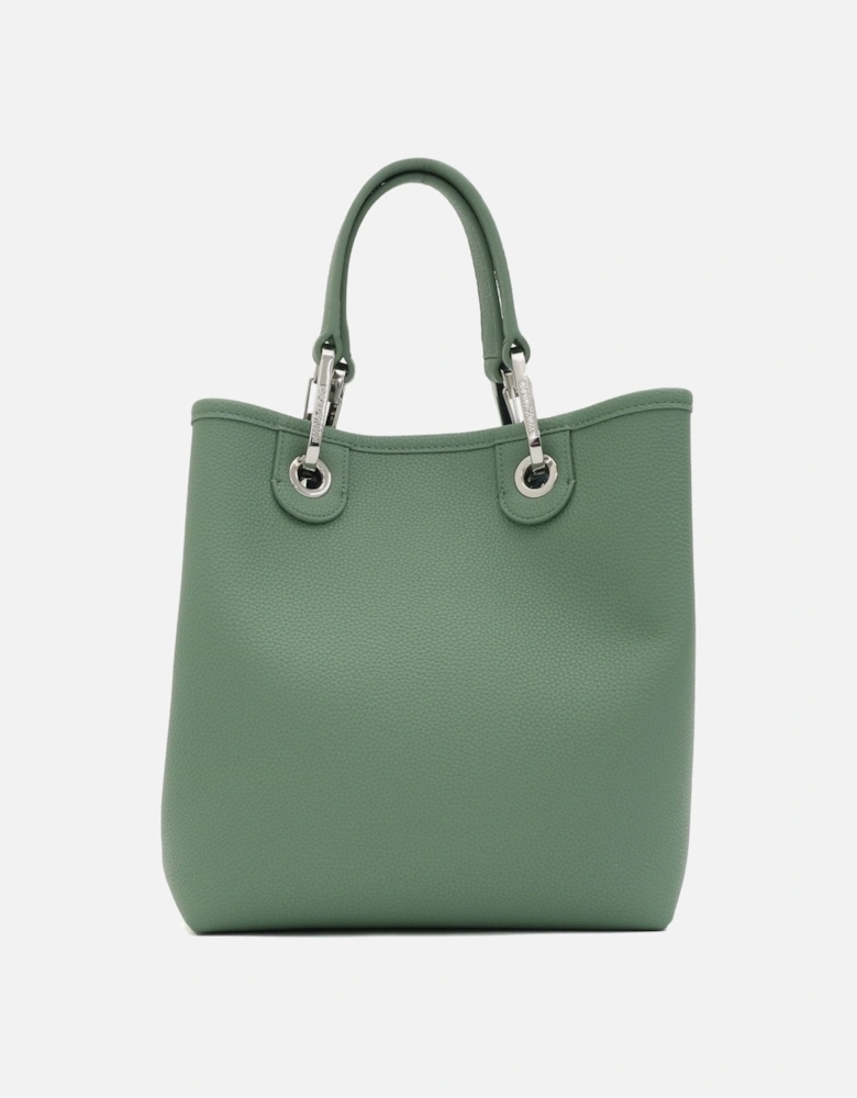 Vertical Green Shopper Bag