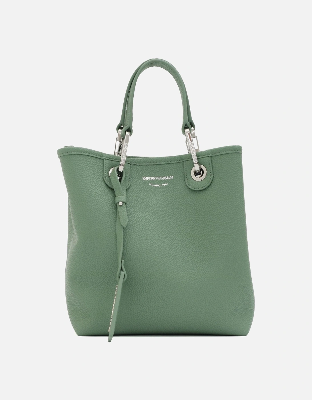 Vertical Green Shopper Bag