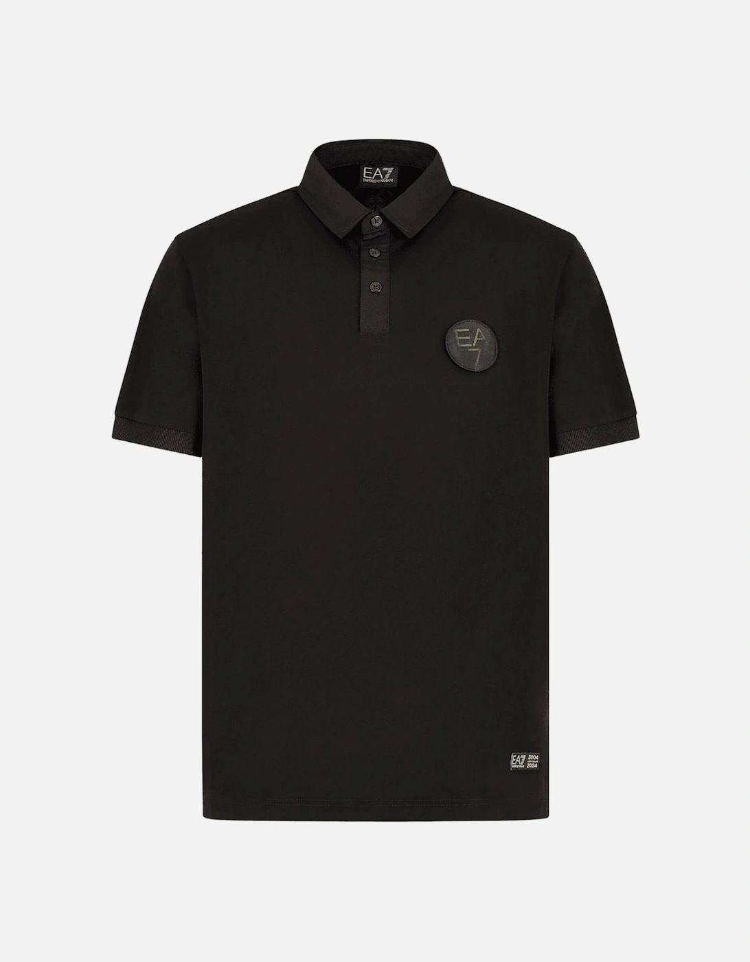 Viscose Black/Gold Polo Shirt, 4 of 3