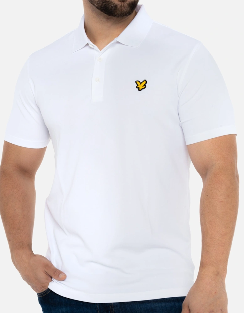 Lyle & Scott Mens Golf Technical Polo Shirt (White)