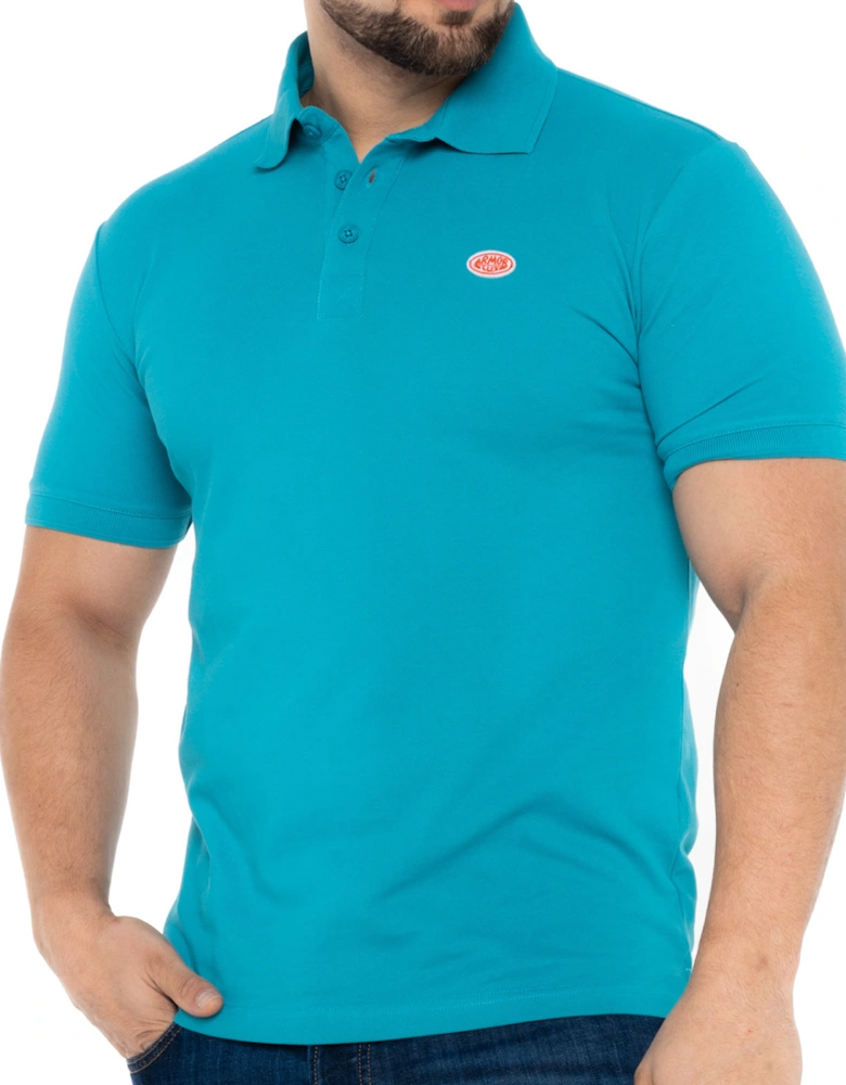 Armor Lux Mens MC Polo Shirt (Turquoise)