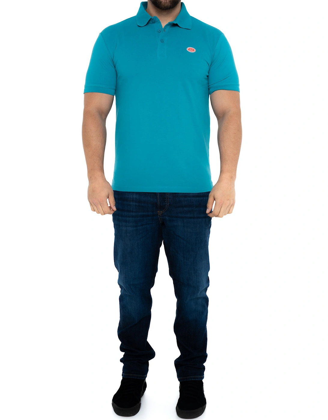 Armor Lux Mens MC Polo Shirt (Turquoise)