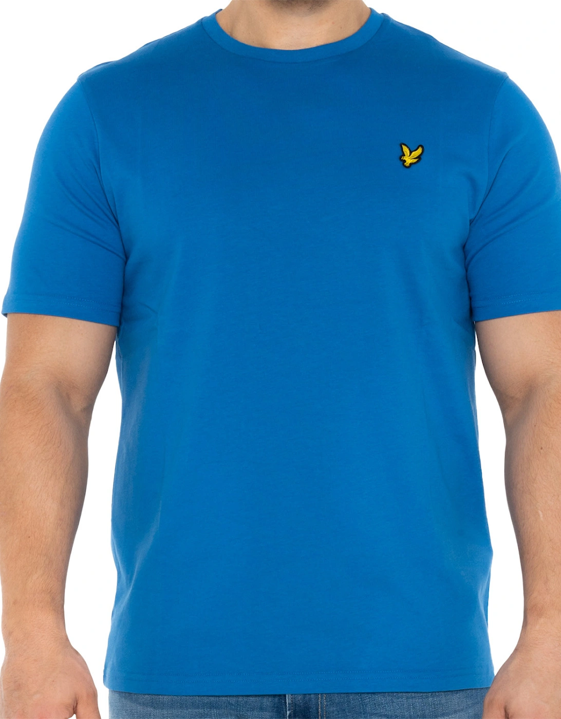 Lyle & Scott Mens Plain T-Shirt (Blue), 8 of 7
