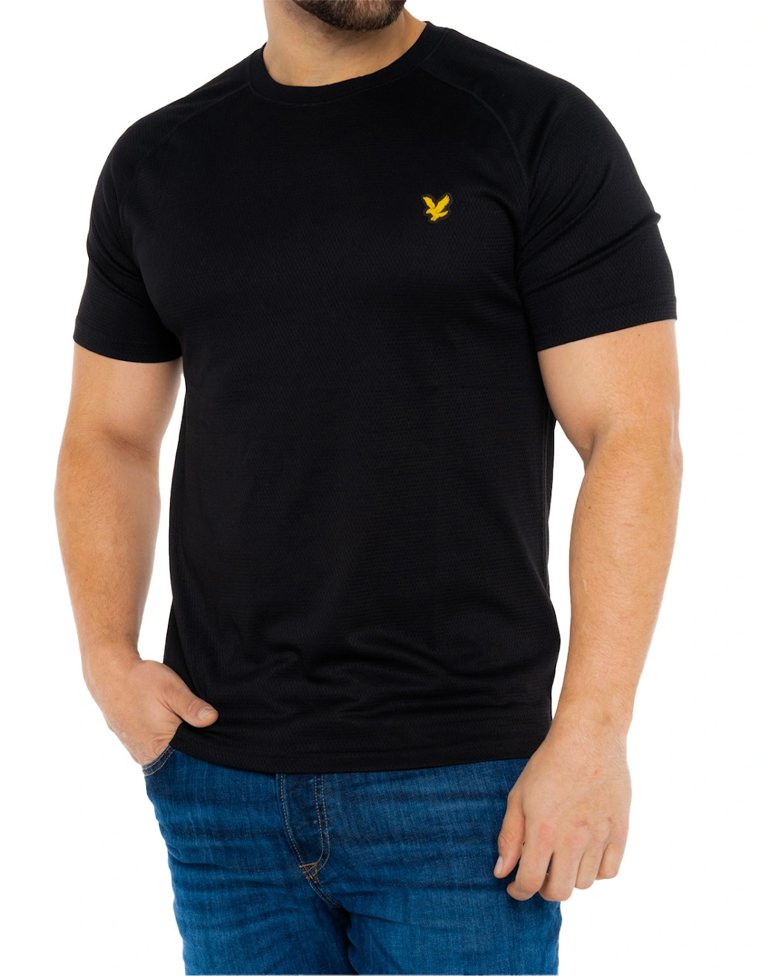 Lyle & Scott Mens Core Raglan T-Shirt (Black)