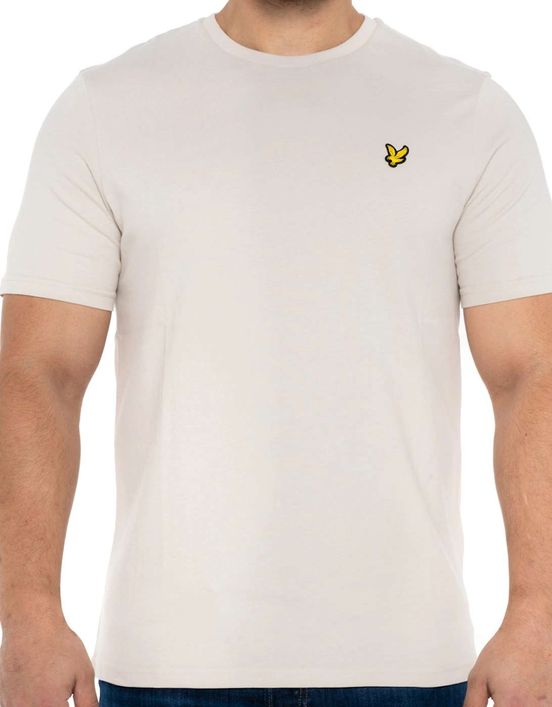 Lyle & Scott Mens Plain T-Shirt (Beige), 8 of 7