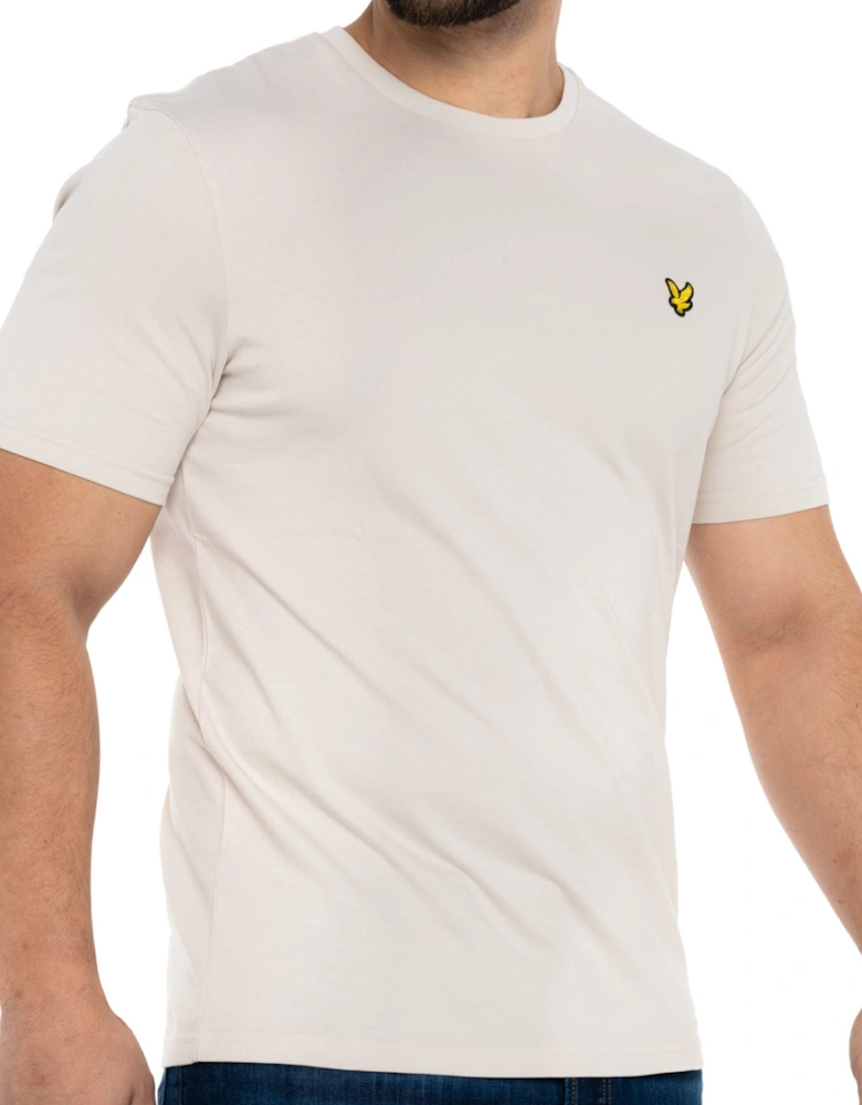 Lyle & Scott Mens Plain T-Shirt (Beige)