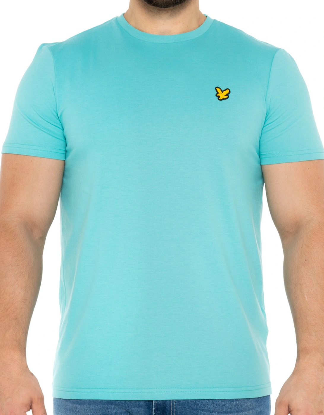 Lyle & Scott Mens Martin T-Shirt (Turquoise), 8 of 7